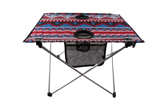 Colorful Folding Table - With 2 Cup Holders