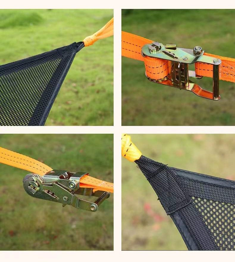 Triad Nest Hammock 4M - 400Kg - Black - Tensioner