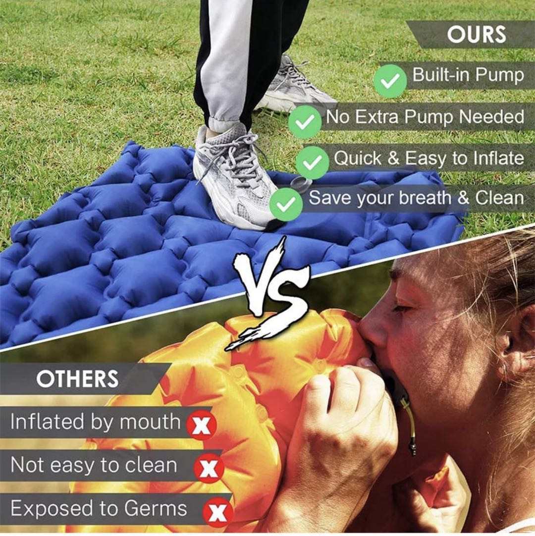 Sleeping Mattress, 40D nylon & Silk TPU layer 198*70*8CM