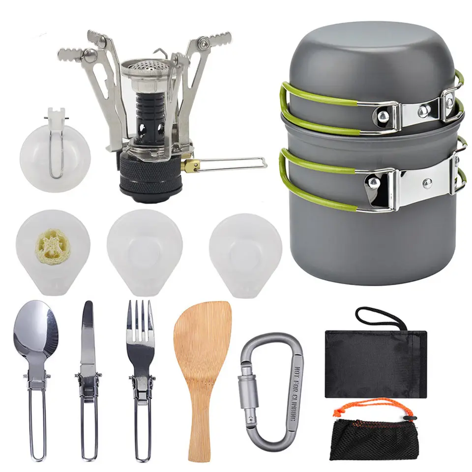 Cooking Set 1 - 13 items - including stove