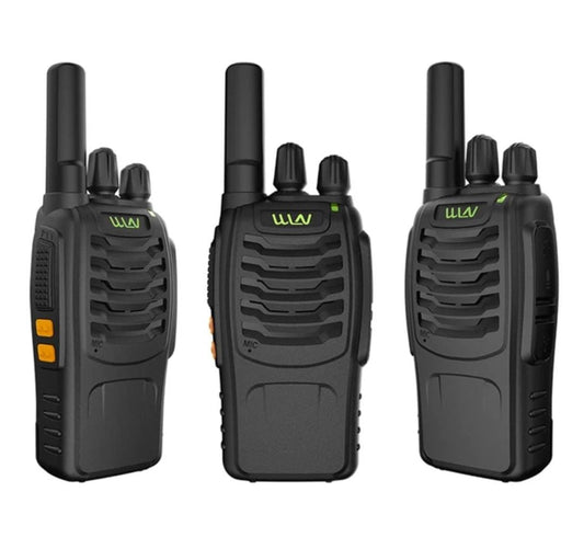 Walkie-Talkie - 5km - Rechargeable - Stand - Earpiece